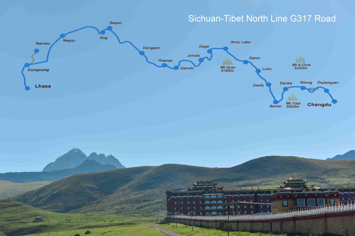 Meet with the amazing sceneries along Sichuan-Tibet North Line of G317