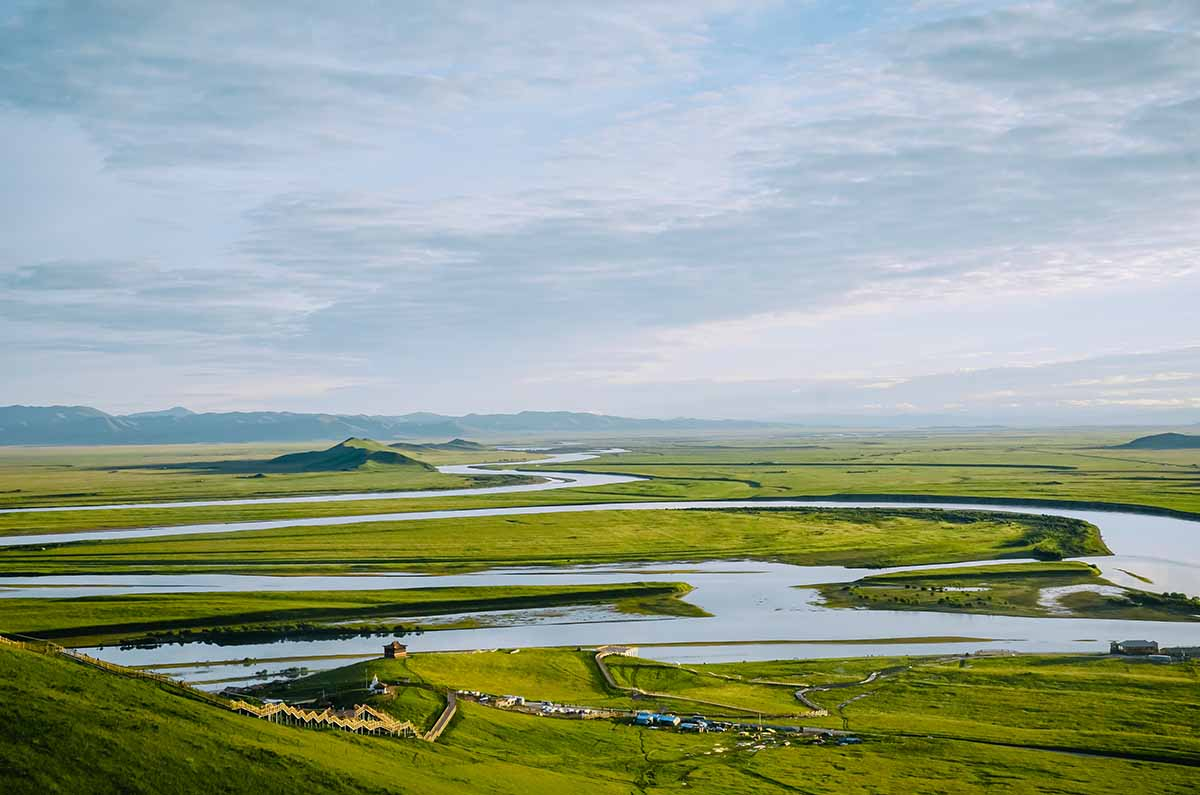 Citiies and scenic spots along Yellow River