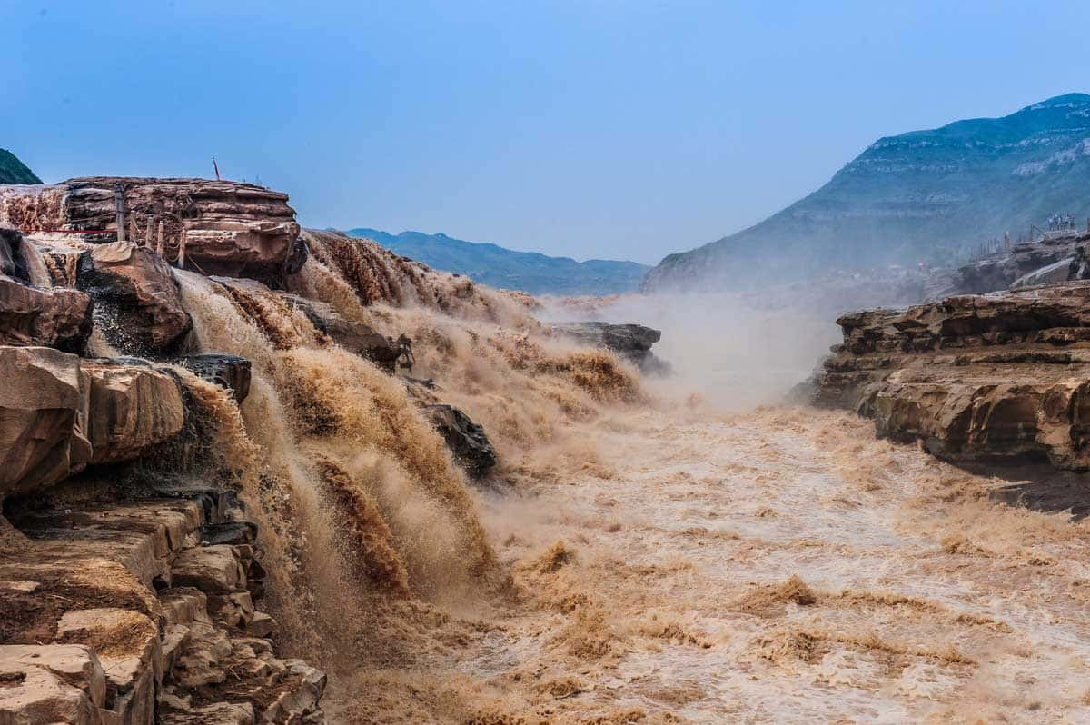 The upper, middle and lower reaches of the Yellow River